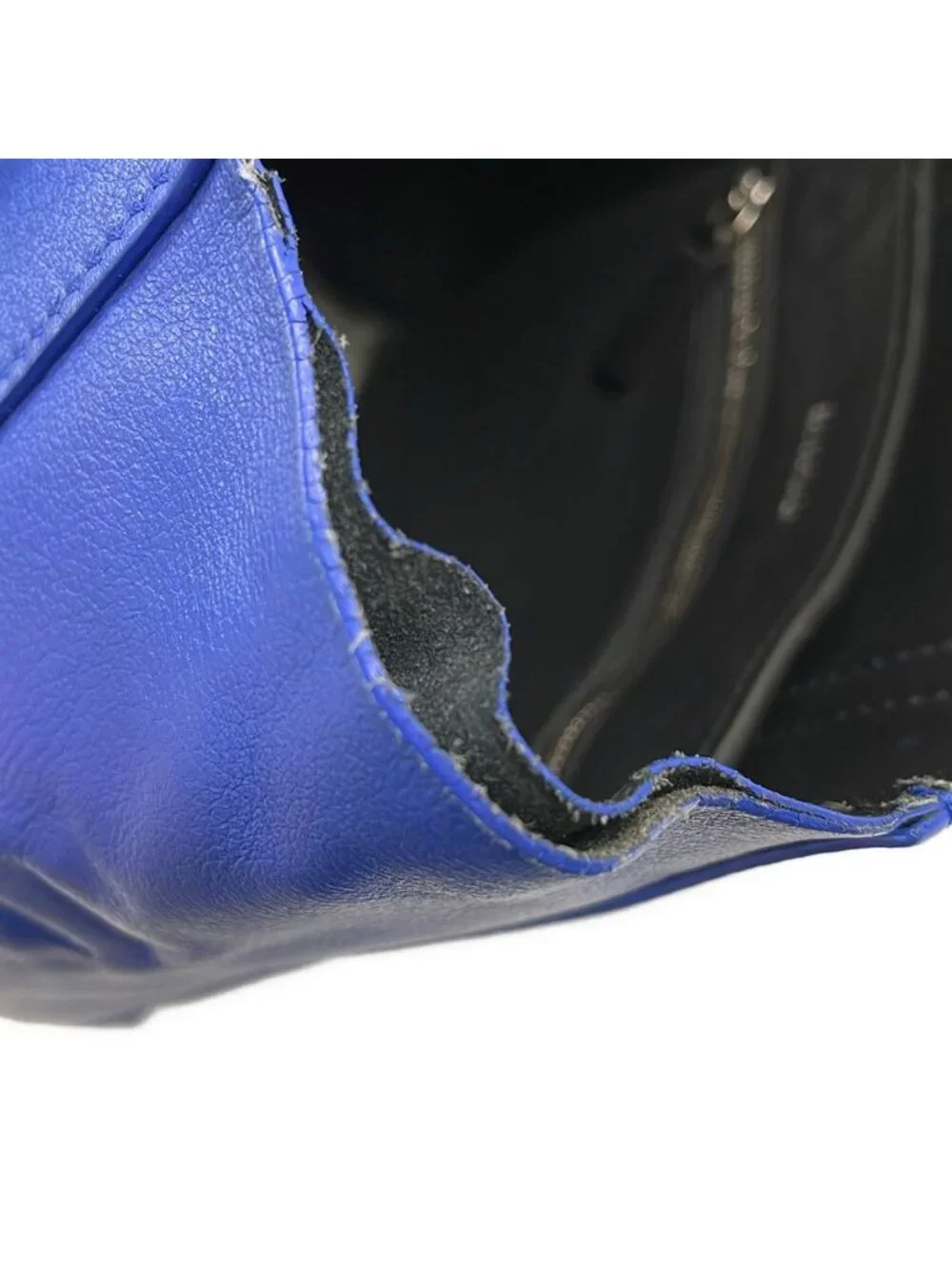 Balenciaga Tote Everyday Xxs Blue 2-Way Leather